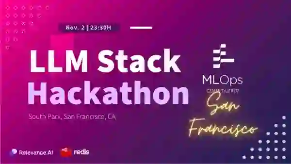 LLM Stack Hackathon advertisment